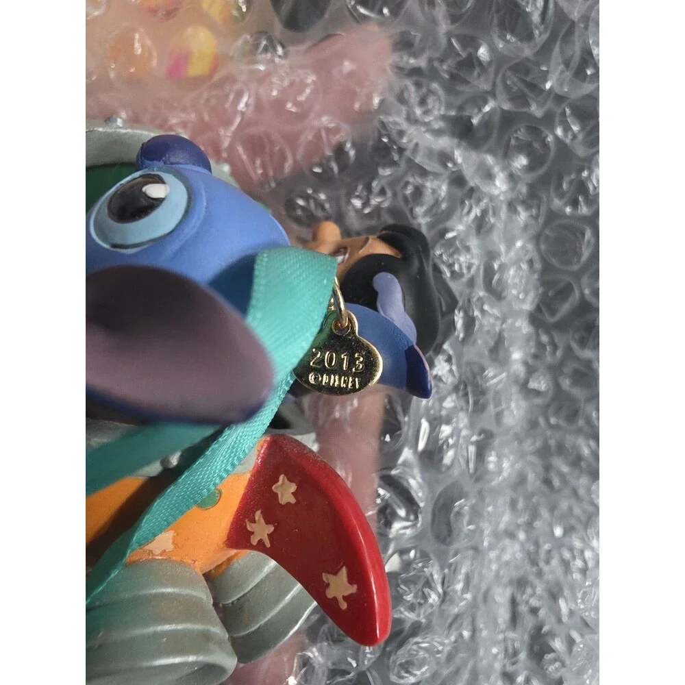 Disney Lilo & Stitch Rocket ship Christmas Space Adventure Ornament 2013